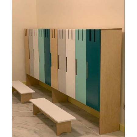 Секционные шкафы для раздевалки