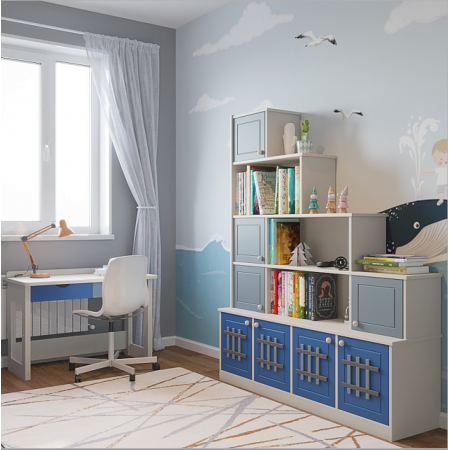 Письменный стол и стеллаж, Bambini Letto