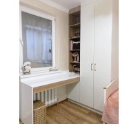 Стол - стеллаж и шкаф