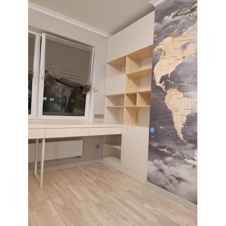 Письменный стол и шкаф - стеллаж, Bambini Letto