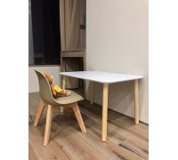 Детский стол Прямоугольный белый