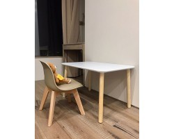 Детский стол Прямоугольный белый