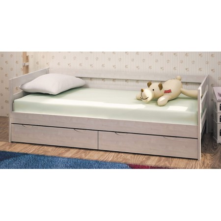 Кровать детская массив с ящиками, Боровичи-Мебель