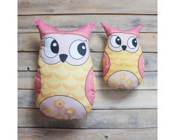 Игрушка-подушка Yellow Owl 