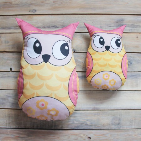 Игрушка-подушка Yellow Owl , VamVigvam