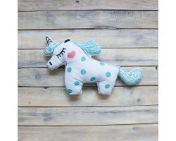 Игрушка-подушка Unicorn Бирюзовая