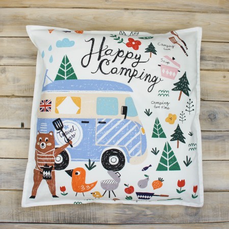Декоративная подушка Happy Camping, VamVigvam