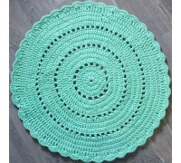 Вязаный коврик Лайм