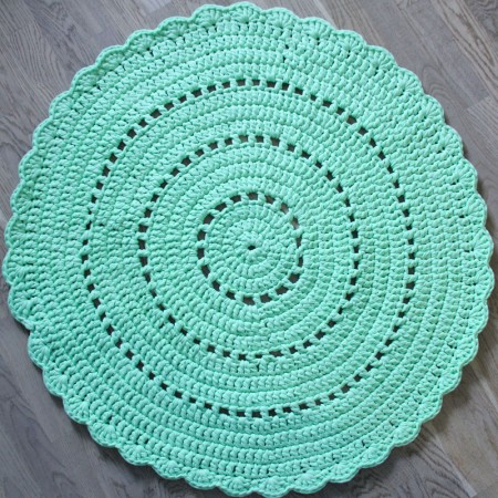 15815, Вязаный коврик Лайм, vv150101, 4990ք, Вязаный коврик Лайм, VamVigvam, Детские ковры