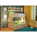Двухъярусная кровать Легенда 10.3 с полками	, Легенда