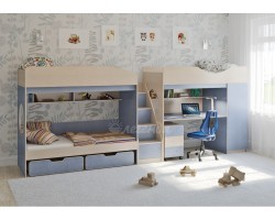 Трехъярусная кровать Легенда 10.6	