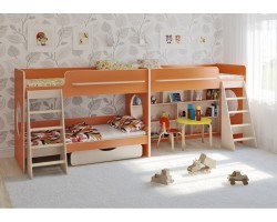 Трехъярусная кровать Легенда 25.3	