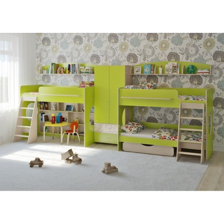 Трехъярусная кровать Легенда 25.4	, Легенда