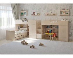 Трехъярусная кровать Легенда 3.15	