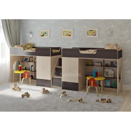 Двухъярусная кровать Легенда 3.8	, Легенда