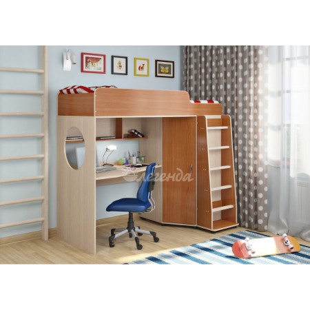 Кровать чердак Легенда 4.1 (1900x800)	, Легенда