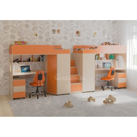 Двухъярусная кровать Легенда 4.5 (1900x800)	, Легенда