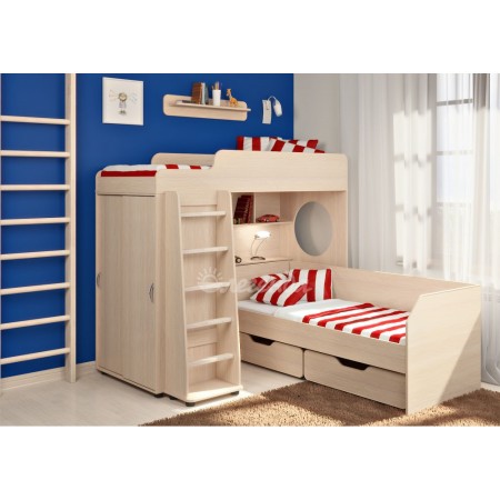 Двухъярусная кровать Легенда 5.4	, Легенда