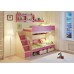 Двухъярусная кровать Легенда 7.3 с полками, Легенда