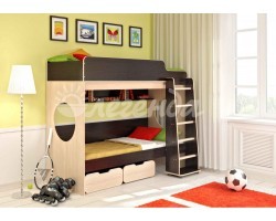Двухъярусная кровать Легенда 7.1