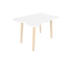 Детский стол Котик белый