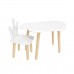 Детский комплект стол Облако и стул Корона белый, Bambini Letto
