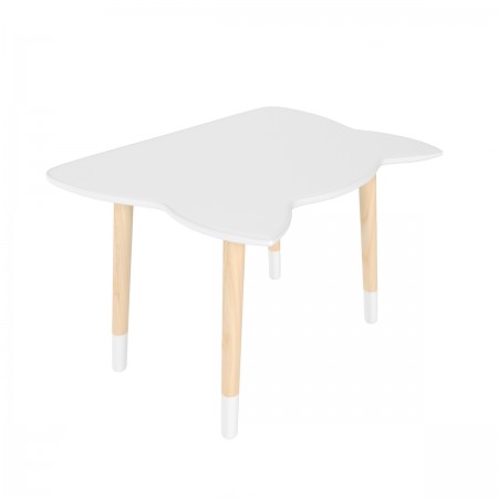 Детский стол Котик серый перламутр, с носочками, Bambini Letto