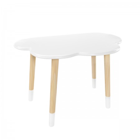 Детский стол Облако белый, с носочками, Bambini Letto