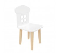 Детский стул Домик белый