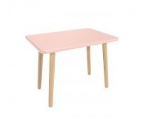 Детский стол Прямоугольный розовый