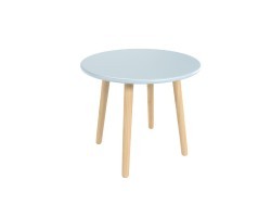 Детский стол Круглый голубой