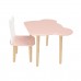 Детский комплект стол и стул Мишка розовый, Bambini Letto
