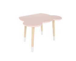 Детский стол Мишка розовый, с носочками