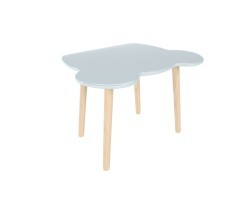 Детский стол Мишка голубой