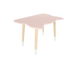 Детский стол Котик розовый, с носочками