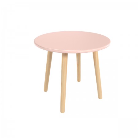 Детский стол Круглый розовый, Bambini Letto