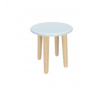 Детский табурет Круглый голубой