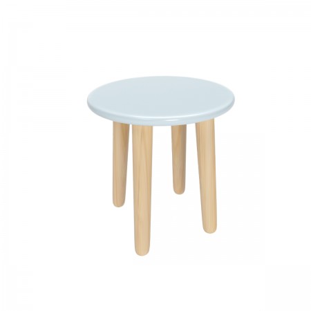 Детский табурет Круглый голубой, Bambini Letto