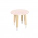 Детский табурет Круглый розовый, с носочками, Bambini Letto