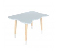 Детский стол Котик голубой, с носочками