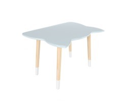 Детский стол Котик голубой, с носочками