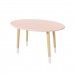 Детский стол Овальный розовый, с носочками, Bambini Letto
