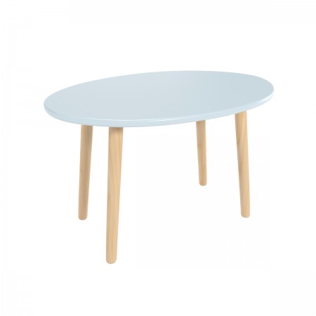 Детский стол Овальный голубой, Bambini Letto