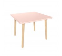 Детский стол Квадратный розовый