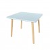 Детский стол Квадратный голубой, Bambini Letto