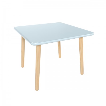 Детский стол Квадратный голубой, Bambini Letto