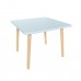 Детский стол Квадратный голубой, Bambini Letto