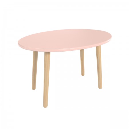 Детский стол Овальный розовый, Bambini Letto