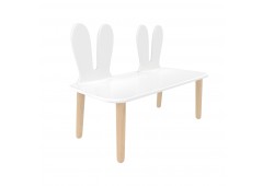 Детская скамейка Уши зайца белая