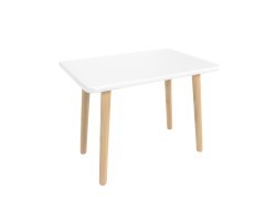 Детский стол Прямоугольный белый